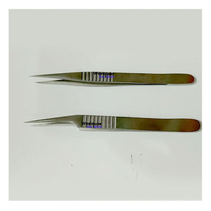 Pinces à tissus en acier inoxydable disponibles, instruments de microchirurgie ophtalmique, livraison rapide à domicile - Product Image 4