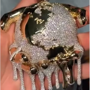 Colgantes de Moissanita Hechos a Medida, Collar con Diamantes y Cadenas para Hombre, Plata de Ley 925, Colgante con Logotipo Hip Hop - Product Image 1