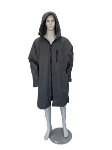 Fleece Lined <b>Changing</b> <b>Robe</b> <b>Waterproof</b> Swim Parka Coat Adult Windproof <b>Changing</b> <b>Robe</b> for Swimming Surfing and Water Sports - Product Image 4