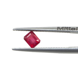 Rubis naturels de Bangkok, octogones calibrés 6x7mm, pierres précieuses de rubis naturelles facettées pour la fabrication de bijoux, prêtes à l'emploi - Product Image 2