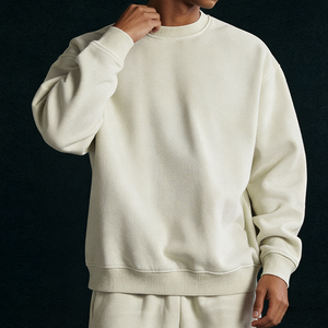 Sweat-shirt à col rond personnalisé en gros, fabricant et fournisseur OEM, pull vierge en molleton de coton premium 360 GSM de haute qualité - Product Image 5