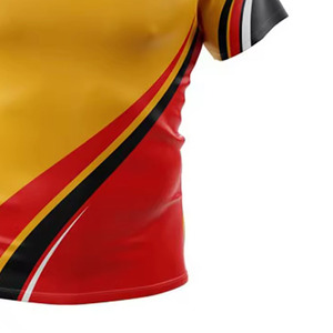 Uniforme de rugby imprimé de haute qualité à manches courtes - Meilleure vente, confortable, protection UV, respirant, prix bas - Product Image 3