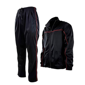 Conjunto Deportivo Personalizado de Poliéster/Algodón con Cremallera, Sudadera Transpirable, Chaqueta Cortavientos Rosa de Invierno para Hombre y Mujer, para Tenis, Running, Entrenamiento, Voleibol - Product Image 3