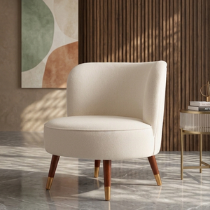 Sofá Individual Orion de Madera Moderna - Diseño Tapizado para Apartamento, Hotel, Villa y Uso en Entrada, Cómodo - Product Image 4