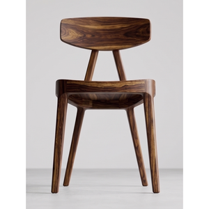 Modern Seasoned Solid Teak Wood <b>Dining</b> <b>Chair</b> Midcentury Design in Natural Finishes with Backrest Home Furniture - Product Image 3