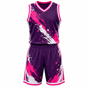 Ropa Deportiva al por Mayor, Uniforme de Baloncesto para Hombre, Conjunto de Camiseta y Pantalones para Equipo, Nuevo Diseño, Uniformes de Baloncesto con Servicio OEM - Product Image 1