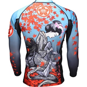 MMA custom Sublimated Long sleeve Rash Guard - Product Image 1