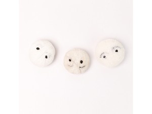 Lot de décorations suspendues pour Halloween en feutre et laine blanche, ornements tête de momie, cadeau pour enfants - Product Image 3