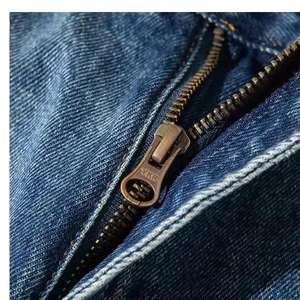 Shorts en jean décontractés pour hommes, style streetwear, imprimés en relief, 100 % coton, avec motifs uniques - Product Image 5