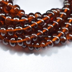 Grenat Hessonite naturel Rondelle lisse perles de pierres précieuses en vrac brins prix de gros perles de grenat 5-8mm pour la fabrication de bijoux en vrac - Product Image 5