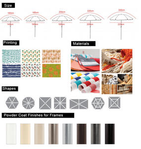 Parasols de <span class=keywords><strong>marché</strong></span> d'extérieur pliables de 1,80 m en gros, avec mât en acier de 22/25 mm, en tissu polyester économique, parapluies de plage publicitaires Coca-Cola - Product Image 6