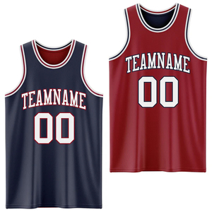 Maillot de basket-ball réversible, fabricant de vêtements de sport personnalisés pour équipes - Product Image 1