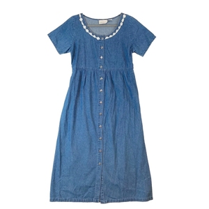 Vestido Vaquero Personalizable de Alta Calidad para Mujer, Transpirable, Cómodo, Informal, de Algodón - Product Image 6