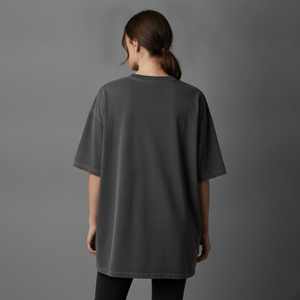 Camiseta Larga de Algodón 100% para Mujer, Talla Grande, Impresión Digital Personalizada, Transpirable, Anti-Pilling, Alta Calidad - Product Image 3