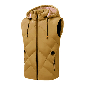 Gilets matelassés pour hommes, vestes d'équitation, vêtements d'hiver décontractés, manteaux rembourrés, gilets personnalisés pour hommes - Product Image 2