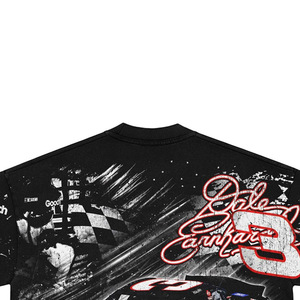 Custom Racing <b>Car</b> Print Men's Black Short Sleeve T-<b>Shirt</b> Regular Fit O-Neck Casual Style - Product Image 4
