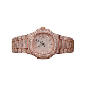 นาฬิกาเพชรโมอิสแบบกลไกสุดหรูสำหรับผู้ชายเครื่องทดสอบเพชรทำจากวัสดุ PP แบบฝาสแตนเลสนาฬิกาแร็ปเปอร์สำหรับผู้ชาย - Product Image 1