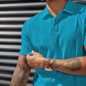 Nuevas Camisetas Polo Casuales para Hombre, Venta Caliente, Nuevo Diseño, Logotipo Personalizado, Color Sólido, Transpirables, Cargadas por Dress Sports - Product Image 5