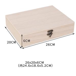 Boîte de rangement pour bijoux multifonctionnelle en bois de pin classique artisanale avec capacité personnalisable - Product Image 6