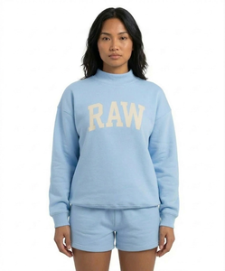 Conjunto de Invierno para Mujer, Cuello Alto y Pantalones Cortos, Ropa Urbana Creativa de Dos Piezas - Product Image 1