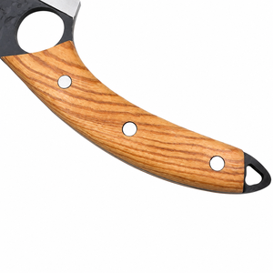 Cuchillo Jexmoo Personalizado Hecho a Mano de Alta Calidad con Hoja de Acero al Carbono de 12 Pulgadas, Mango de Madera y Funda de Cuero, DIY OEM - Product Image 5