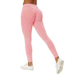 Leggings de Yoga Personalizados sin Costuras de Cintura Alta con Efecto Push-Up para Mujer, Ropa Deportiva de Compresión que Absorbe la Humedad, Leggings Ajustados para Fitness - Product Image 6