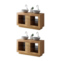 Meuble de salle de bain moderne, durable et écologique, sur mesure, de haute qualité, avec accessoires de rangement, design dernier cri, SOLDE