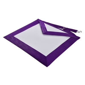 Delantal de Maestro Masón de Grados Superiores, Delantal de Terciopelo Verde para Ceremonias Masónicas, Delantal de Logia Masónica - Product Image 2