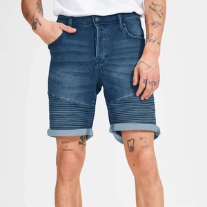 Shorts de mezclilla modernos y ajustados para hombre, al por mayor, hechos a medida, elegantes, casuales, con bolsillos frontales, de alta calidad, duraderos y a la moda. - Product Image 6