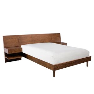 Letto in Legno Clark King con 2 Comodini - Product Image 2