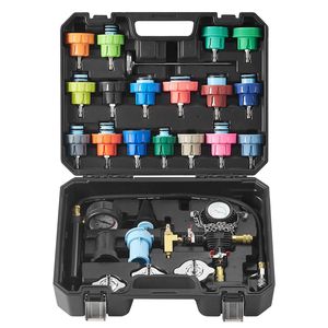 Kit Tester Pressione Radiatore Universale da 28 Pezzi con Pompa Manuale e Tappi di Prova Codificati a Colori, Tester Pressione Liquido Refrigerante con Pompa Manuale - Product Image 1