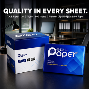 Papier copie blanc TKS A4 70g Qualité supérieure Fabriqué en Thaïlande pour des performances optimales - Product Image 3