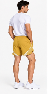 Pantalones Cortos Deportivos para Hombre al por Mayor, con Logotipo Personalizado, de Secado Rápido, para Fitness, Entrenamiento, Running, Atléticos, con 7 Pulgadas de Entrepierna, Transpirables, de Poliéster Activo - Product Image 3