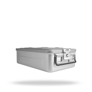 Contenedor de Esterilización Manual de Acero Inoxidable de Tamaño Mediano, Caja de Almacenamiento de Instrumentos Quirúrgicos, Caja de Autoclave Médica - Product Image 1