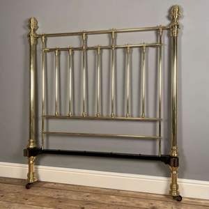 Strong Metal Brass Bed <b>Frame</b> <b>With</b> Stable Structure For Comfortable Sleeping Experience - Product Image 6