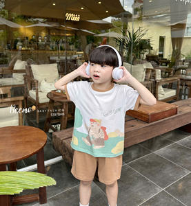 Ensemble de vêtements pour enfants de haute qualité, ensembles décontractés d'été pour garçons, t-shirt et short, ensemble de loisirs pour enfants en 2 pièces, vêtements de maison - Product Image 1