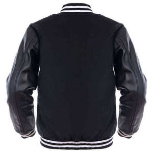 Veste de sport pour homme de qualité supérieure, personnalisée, respirante, en polyester et coton, style varsity, avec logo - Product Image 3