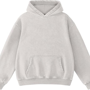 <b>Drop</b> Shoulder Women Oversized Hoodie 100% Cotton Fleece Winter Autumn Lightweight Pullover Style Full Sleeves Customised Logo - Product Image 1