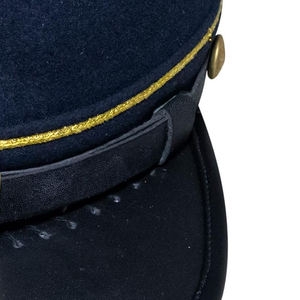 High Quality Uniform <b>White</b> Cap With Bullion Badge Wholesale Caps Custom Cheap Price for Sale - Product Image 4