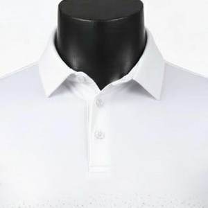 Camisetas de Golf con Diseño Moderno, Estampado Sólido, Manga Corta, 100% Algodón, Transpirables, con Bolsillo, al por Mayor, Calidad Premium, para Hombre, OEM - Product Image 5