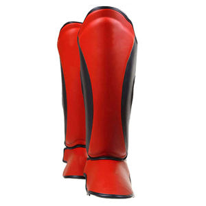 Espinilleras de Cuero Sublimadas Personalizadas OEM para Unisex, Diseño Único, Espinilleras Negras, Protector de Espinilla para Boxeo, Logotipo Personalizado - Product Image 2