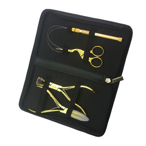 Kit de Pinzas para Extensiones de Cabello de Acero Inoxidable de Grado Quirúrgico, Color Sólido, Profesional, Personalizable, Calidad de Salón, Duradero y Ergonómico - Product Image 6