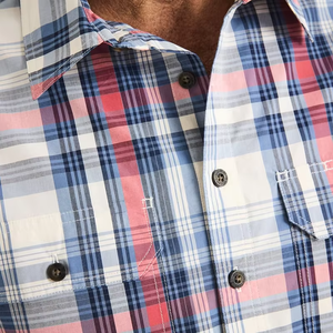 Chemise en flanelle à carreaux en coton avec logo personnalisé, chemise de travail à manches longues pour homme, chemise boutonnée - Product Image 5