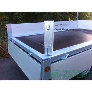Pali posteriori smontabili per supporto di sponde - Product Image 1