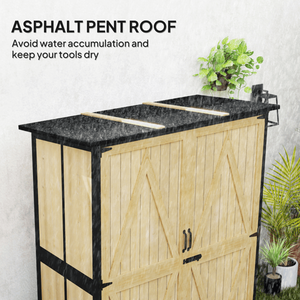 Grande Capanno da Giardino per Esterni, Casetta Attrezzi Moderna Industriale in PVC Ecologico e Acciaio Zincato Impermeabile per Deposito Biciclette - Product Image 5