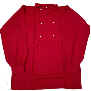 Red Union <b>Shirt</b> Historical Reenactment <b>Men</b> Historical Reenactment American Reproduction Bib Front Flannel Over <b>Shirts</b> - Product Image 4