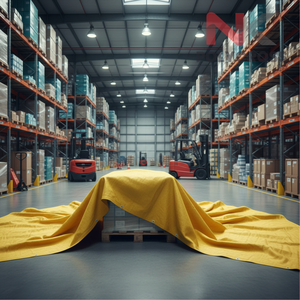 Bâche en tissu tissé LDPE ultra-résistante pour applications commerciales, destinée à l'exportation et à la vente en gros - Product Image 1