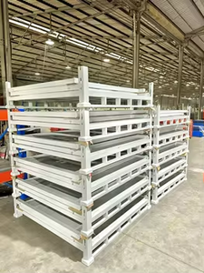 Steel 5 Layer Multi-Level Heavy Duty Adjustable Storage <b>Shelves</b> and Stacking Racks for Warehouse and Industrial Use - Product Image 3