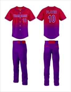 Uniforme de Béisbol Personalizado al por Mayor, 100% Poliéster, Antibacteriano, de Secado Rápido, Cintura Elástica, Transpirable, para Hombre - Product Image 3