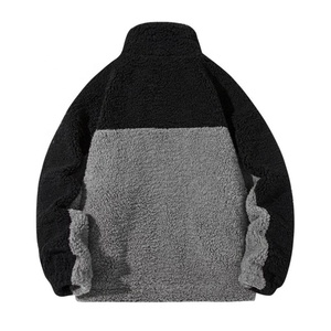 Veste en polaire sherpa à fermeture éclair intégrale, motif personnalisé brodé, design OEM de haute qualité - Product Image 2
